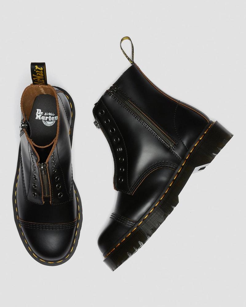 Dr Martens 1460 Laceless Bex Læder Ankelstøvler Herre Sort | DK 414GSO